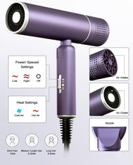7MAGIC Foldable Hair Dryer(Purple)