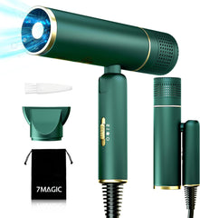 7MAGIC Foldable Hair Dryer(Green)