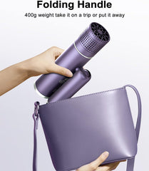 7MAGIC Foldable Hair Dryer(Purple)