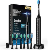 7MAGIC Electric Toothbrush for Adults(Black)