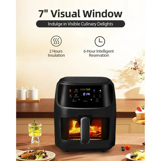 Air Fryer Oven 8.5QT, 410°F Digital One Touch Screen Airfryer