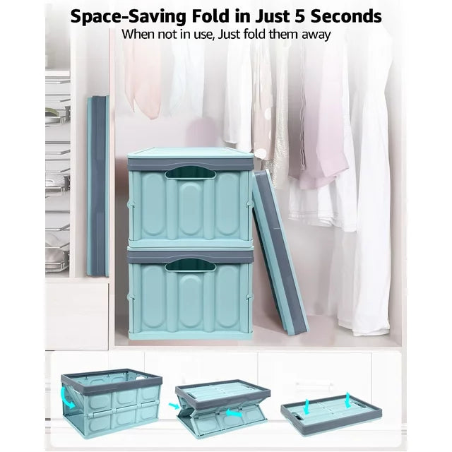 15 Gallon Large Plastic Storage Bins with Lids