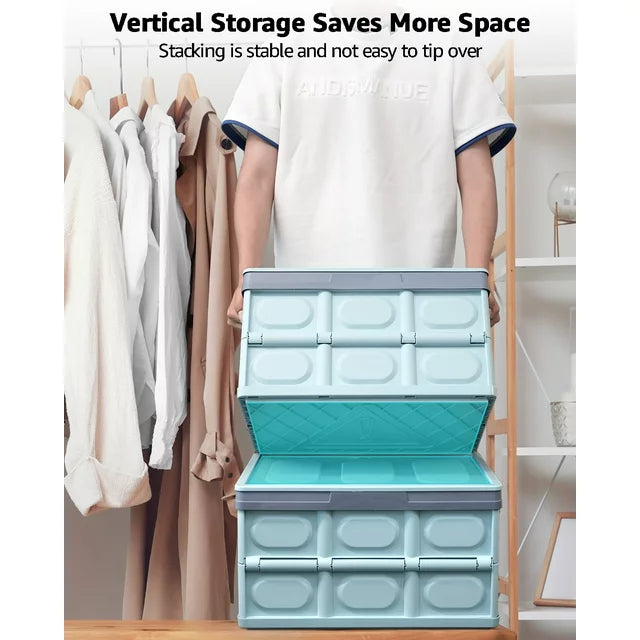 15 Gallon Large Plastic Storage Bins with Lids